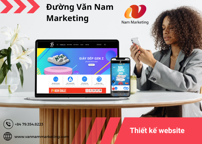 Thiết kế Website Đường Văn Nam Marketing