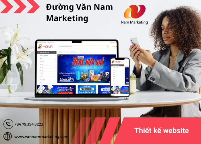 Thiết kế website Đường Văn Nam Marketing