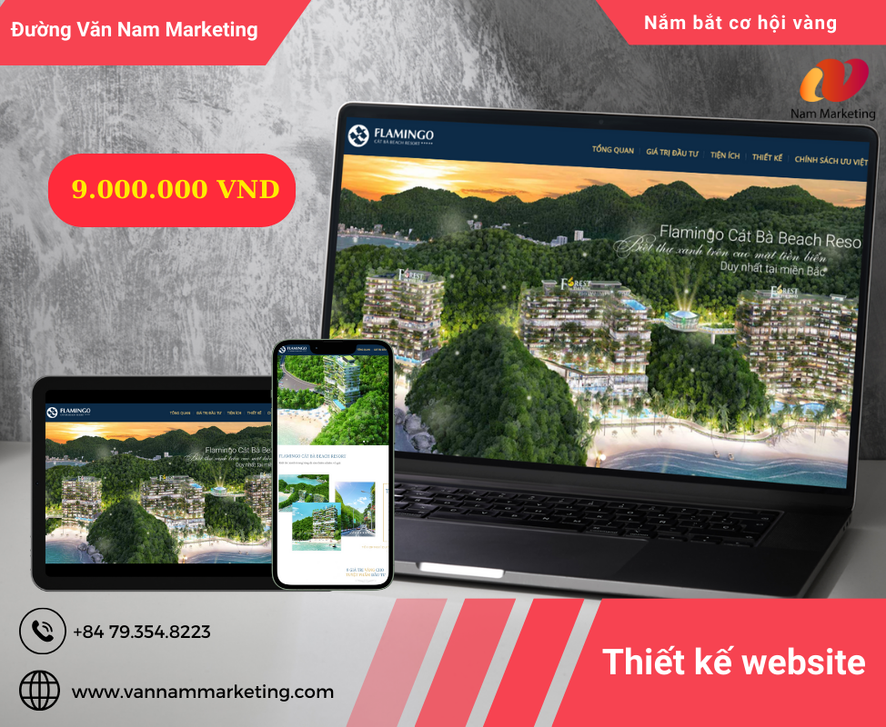 Thiết kế Landing Page Đường Văn Nam Marketing