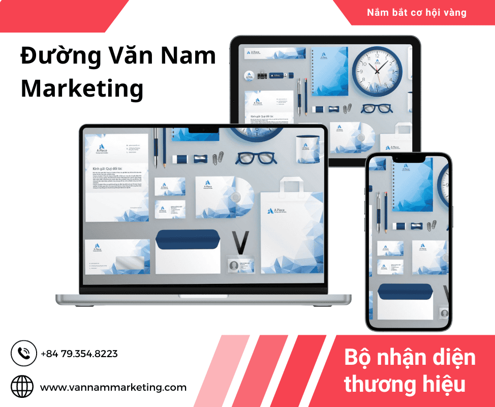 Bộ nhận diện thương hiệu Đường Văn Nam Marketing